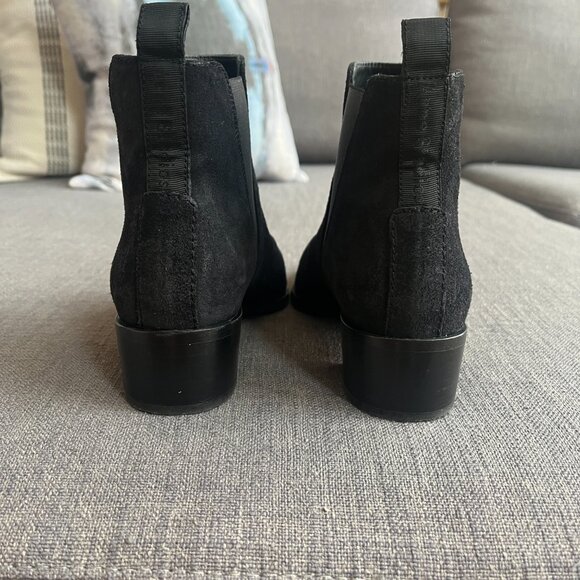 Acne Studios Suede Jensen Ankle Chelsea Boots Black women's size 7/37 Used - Picture 6 of 11